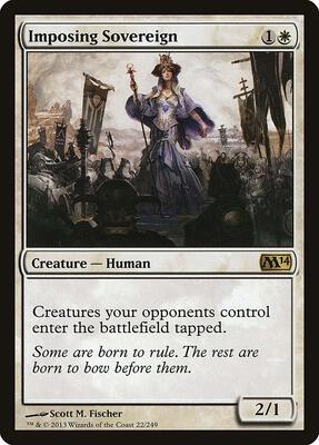 Imposing Sovereign card from Magic 2014 (M14)