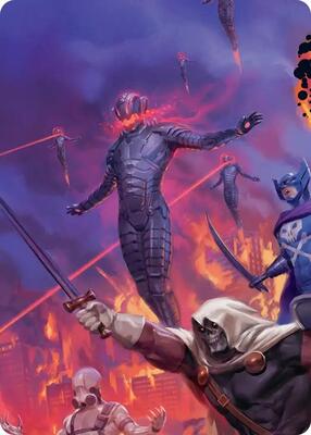 Ultron, Machine Overlord Art Card card from Art Series: Marvel Super Heroes