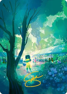 Forest Art Card (Gold-Stamped Signature) card from Art Series: Marvel Super Heroes
