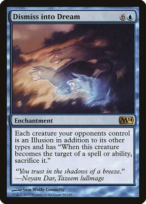 Dismiss into Dream card from Magic 2014 (M14)