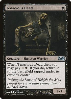 Tenacious Dead card from Magic 2014 (M14)