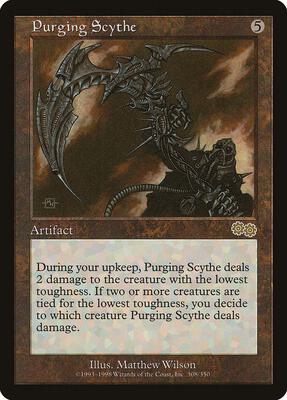 Purging Scythe card from Urza's Saga