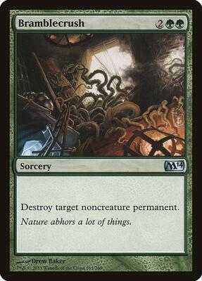 Bramblecrush card from Magic 2014 (M14)