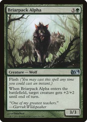 Briarpack Alpha card from Magic 2014 (M14)