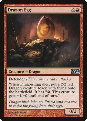 Dragon Egg card from Magic 2014 (M14)