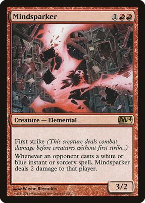 Mindsparker card from Magic 2014 (M14)