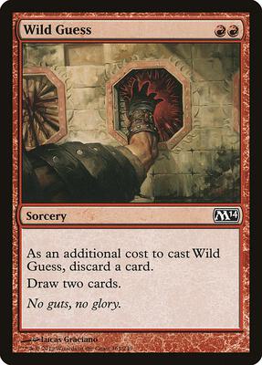 Wild Guess card from Magic 2014 (M14)
