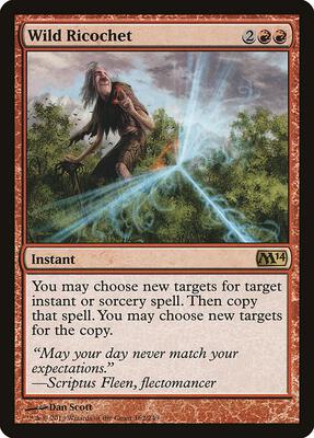 Wild Ricochet card from Magic 2014 (M14)