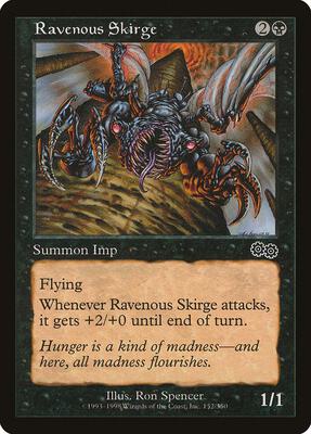 Ravenous Skirge card from Urza's Saga