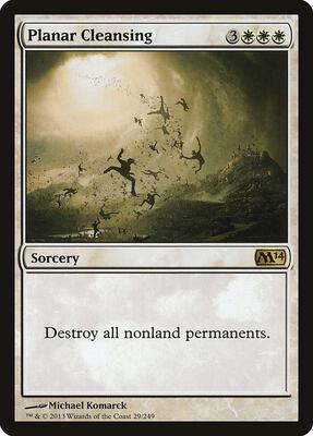 Planar Cleansing card from Magic 2014 (M14)