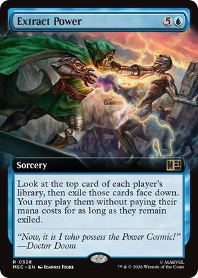 Extract Power (Extended Art) card from Commander: Marvel Super Heroes