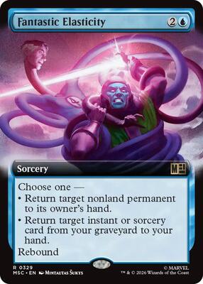 Fantastic Elasticity (Extended Art) card from Commander: Marvel Super Heroes