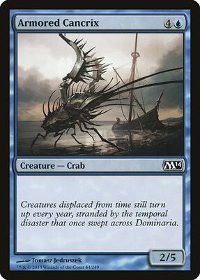 Armored Cancrix card from Magic 2014 (M14)