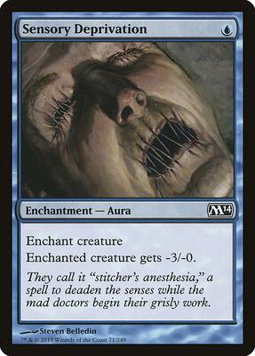 Sensory Deprivation card from Magic 2014 (M14)