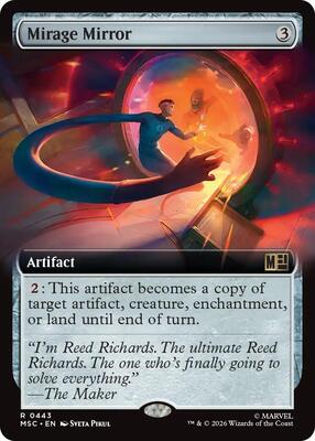 Mirage Mirror (Extended Art) card from Commander: Marvel Super Heroes