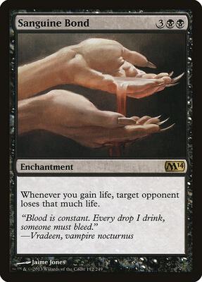 Sanguine Bond card from Magic 2014 (M14)