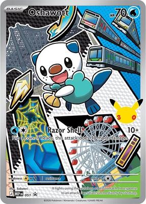 Oshawott - 051 card from ME: Mega Evolution Promo