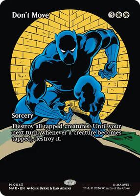 Don't Move (Borderless) card from Marvel Universe Eternal-Legal