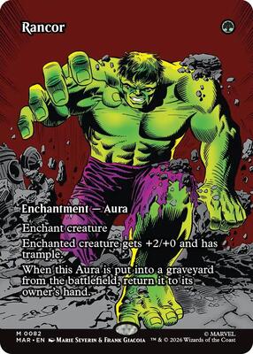 Rancor (Borderless) card from Marvel Universe Eternal-Legal