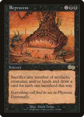 Reprocess card from Urza's Saga