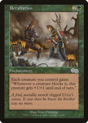 Retaliation card from Urza's Saga