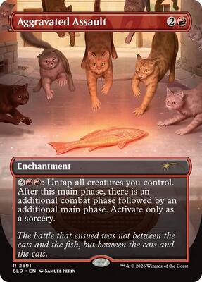 Aggravated Assault (2691) card from Secret Lair Drop Series