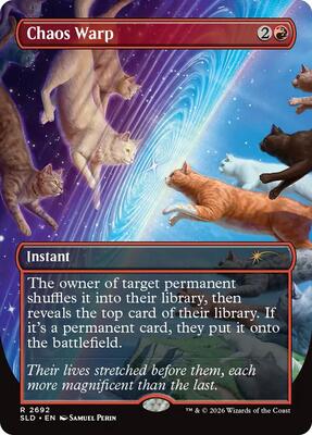 Chaos Warp card from Secret Lair Drop Series