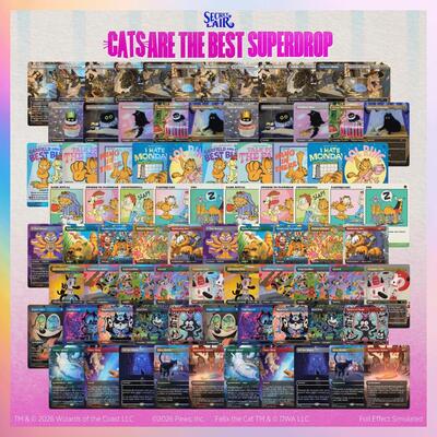Secret Lair Cats Are the Best Superdrop: Cats Rule Everything Bundle card from Secret Lair Drop Series