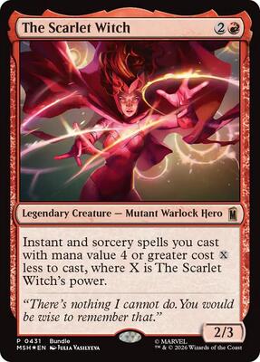 The Scarlet Witch card from Unique and Miscellaneous Promos