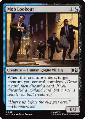 Mob Lookout card from Commander: Marvel Super Heroes