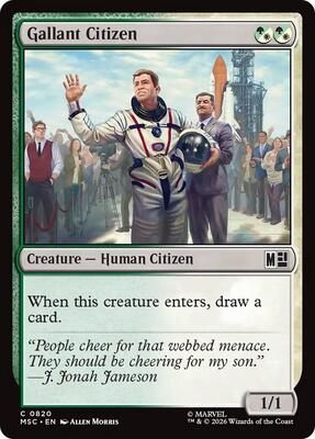 Gallant Citizen card from Commander: Marvel Super Heroes