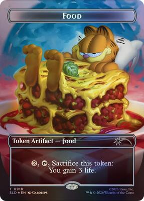 Food Token (0918) card from Secret Lair Drop Series