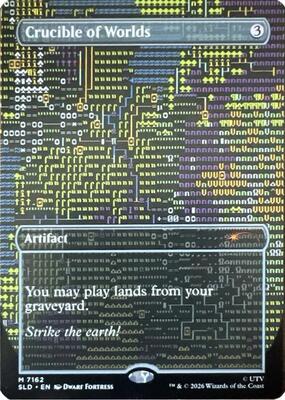 Crucible of Worlds (7162) card from Secret Lair Drop Series