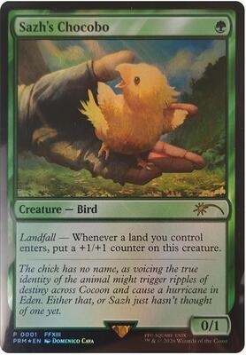 Sazh's Chocobo card from Unique and Miscellaneous Promos