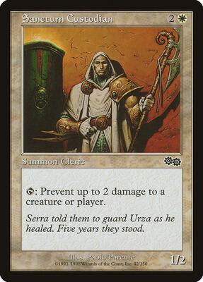 Sanctum Custodian card from Urza's Saga