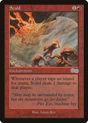 Scald card from Urza's Saga