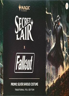 Secret Lair Drop: Secret Lair x Fallout: Promo - Silver Shroud Costume - Traditional Foil Edition card from Secret Lair Drop Series