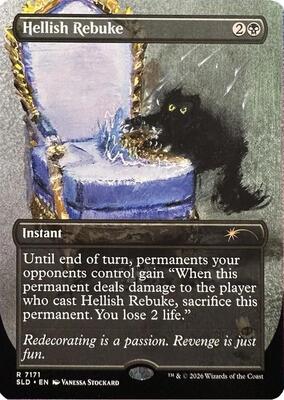 Hellish Rebuke card from Secret Lair Drop Series