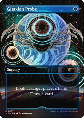 Gitaxian Probe (2067) (Rainbow Foil) card from Secret Lair Drop Series