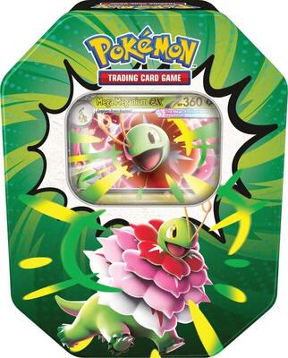 Ascended Heroes Tin [Mega Meganium ex] card from ME: Ascended Heroes