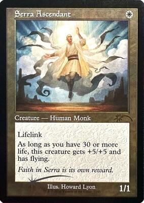 Serra Ascendant (Retro Frame) card from Secret Lair Drop Series