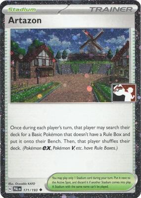 Artazon - 171/193 (Cosmos Holo) card from Prize Pack Series Cards