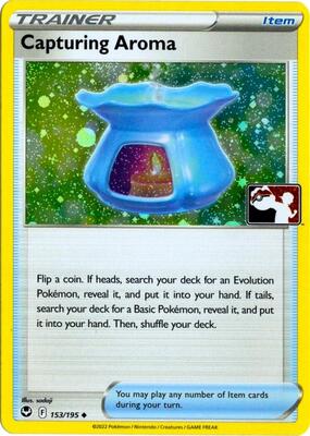 Capturing Aroma - 153/195 (Cosmos Holo) card from Prize Pack Series Cards