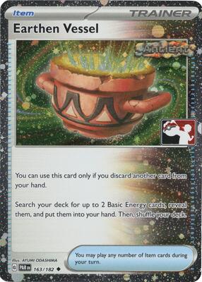 Earthen Vessel - 163/182 (Cosmos Holo) card from Prize Pack Series Cards