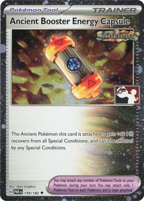 Ancient Booster Energy Capsule - 159/182 (Cosmos Holo) card from Prize Pack Series Cards