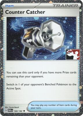 Counter Catcher - 160/182 (Cosmos Holo) card from Prize Pack Series Cards