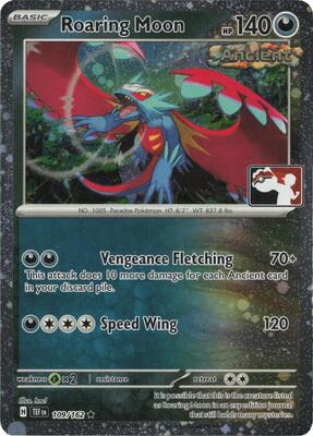 Roaring Moon - 109/162 (Cosmos Holo) card from Prize Pack Series Cards
