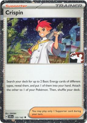 Crispin - 133/142 (Cosmos Holo) card from Prize Pack Series Cards