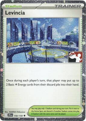 Levincia - 150/159 (Cosmos Holo) card from Prize Pack Series Cards