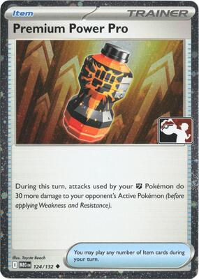 Premium Power Pro - 124/132 (Cosmos Holo) card from Prize Pack Series Cards